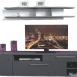 Σύνθεση Kantate 200x187x42cm γραφίτης+Λευκό