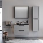 Πάγκος LAGUNA Γκρι MDF 18mm Λάκα 80 S3BLAG080GREY 81x46.50x52cm