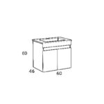 ΣΕΤ ΕΠΙΠΛΟΥ OMEGA TOP 60cm χρ.GREY OAK 9SOMT060GO - Image 3