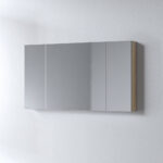 Καθρέφτης OMEGA BEIGE OAK 120 3MOM120BO0W με ντουλάπια 120x14x65cm