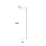 ΣΤΗΛΗ SAVINA 40 cm χρ. CEMENT 3CSA040CE0 - Image 2