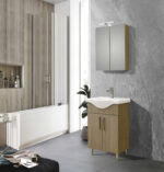 Σετ Έπιπλο Μπάνιου SIENA HARMONY NEW 55 9SSI055HN0W Πάγκο 51x34x83cm - Image 4