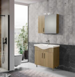 Σετ Έπιπλο Μπάνιου SIENA SONOMA 90 9SSI090SN0W Πάγκο 90x34x83cm - Image 3