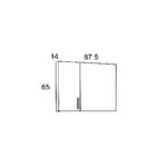 Σετ Έπιπλο Μπάνιου SIENA SONOMA 90 9SSI090SN0W Πάγκο 90x34x83cm - Image 8