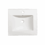 Νιπτήρας SLIM 50 γυαλιστερή πορσελάνη 50x46cm