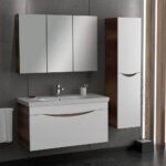 Πάγκος SMILE Λευκό / Barok MDF 18mm Λάκα 100 S3BSMIL100WB 100x45.5x54.5cm - Image 2