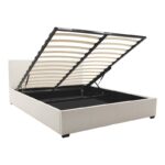 Κρεβάτι Norse pakoworld pu λευκό με αποθηκευτικό χώρο 160x200εκ - Image 2