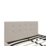 Κρεβάτι Mago pakoworld ύφασμα εκρού 150x200εκ - Image 5