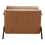 Πολυθρόνα-κρεβάτι Fancy pakoworld βελούδο σε σάπιο μήλο απόχρωση και πόδι μαύρο μέταλλο 95x98x70εκ - Image 5