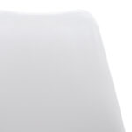 Καρέκλα Gaston pakoworld PP-PU λευκό-φυσικό πόδι 43x51x75εκ - Image 5