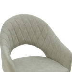 Πολυθρόνα Macie pakoworld ύφασμα antique γκρι-μαύρο 58x50x85εκ - Image 4