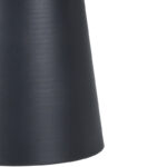 Βοηθητικό τραπέζι Ginoze Inart μαύρο μέταλλο Φ50x50εκ - Image 2