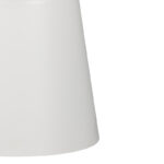 Βοηθητικό τραπέζι Ginoze Inart λευκό μέταλλο Φ50x50εκ - Image 2