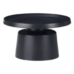 Τραπέζια σαλονιού Ginoze Inart σετ 2τεμ μέταλλο σε μαύρη απόχρωση - Image 4