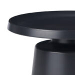 Τραπέζια σαλονιού Ginoze Inart σετ 2τεμ μέταλλο σε μαύρη απόχρωση - Image 5