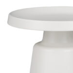 Τραπέζια σαλονιού Ginoze Inart σετ 2τεμ μέταλλο σε λευκή απόχρωση - Image 2