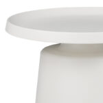 Τραπέζια σαλονιού Ginoze Inart σετ 2τεμ μέταλλο σε λευκή απόχρωση - Image 5