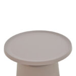 Τραπέζια σαλονιού Ginoze Inart σετ 2τεμ μέταλλο σε cappuccino απόχρωση - Image 4