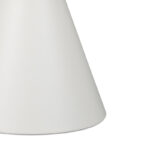 Βοηθητικά τραπέζια Coozlin Inart sintered stone σε απόχρωση λευκό μαρμάρου με λευκό-χρυσό μέταλλο - Image 3