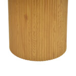 Τραπέζι Karulo pakoworld mdf σε sonoma απόχρωση Φ120x76εκ - Image 3