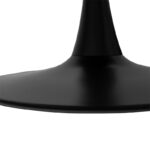 Tραπέζι Balou pakoworld mdf σε μαύρη απόχρωση Φ120x73εκ - Image 2