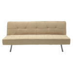 Καναπές-κρεβάτι Travis pakoworld 3θέσιος με ύφασμα μπεζ 175x83x74εκ - Image 2