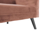 Καναπές γωνία-κρεβάτι με υποπόδιο Dream pakoworld σάπιο μήλο βελούδο 209x157x80εκ - Image 5