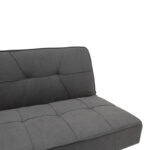 Καναπές-κρεβάτι Travis pakoworld 3θέσιος με ύφασμα ανθρακί 175x83x74εκ - Image 5