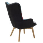 Πολυθρόνα Kido pakoworld υφασμάτινη χρώμα patchwork - Image 2