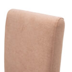 Καρέκλα Ditta pakoworld ύφασμα σάπιο μήλο-πόδι μασίφ ξύλο καρυδί - Image 5