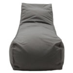 Πουφ ξαπλώστρα Lara pakoworld αδιάβροχο ανθρακί - Image 3