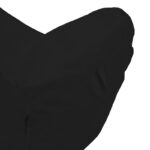 Πουφ ξαπλώστρα Lara pakoworld αδιάβροχο σε μαύρη απόχρωση 60x150x40εκ - Image 5