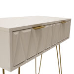 Κονσόλα Isla pakoworld χρώμα λευκό painting-χρυσό 80x39x74εκ - Image 5