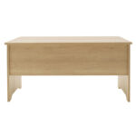 Γραφείο εργασίας επαγγελματικό Amazon pakoworld χρώμα sonoma 150x75x75εκ - Image 2