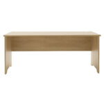 Γραφείο εργασίας επαγγελματικό Amazon pakoworld χρώμα sonoma 180x75x75εκ - Image 3