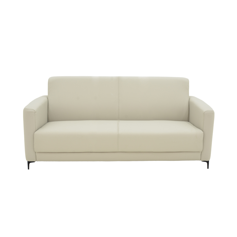 069-000087-1 Καναπές διθέσιος Sidica I pakoworld PU σε μπεζ απόχρωση 135x82x81εκ - Image 1