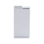 Γραφείο reception Lotus pakoworld σε λευκή απόχρωση 140x70x110εκ - Image 4