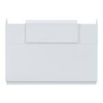 Γραφείο reception Lotus pakoworld σε λευκή απόχρωση 180x70x110εκ - Image 2