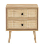 Κομοδίνο Oslo pakoworld sonoma 50x39x55εκ - Image 3