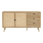 Μπουφές Oslo pakoworld sonoma 150x39x79εκ - Image 3