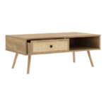 Τραπέζι σαλονιού Oslo pakoworld sonoma 110x59x41,5εκ - Image 2