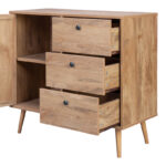 Μπουφές Oslo pakoworld σε sonoma απόχρωση 85x39x79εκ - Image 3