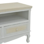 Έπιπλο τηλεόρασης Joliene Inart mdf σε λευκή αντικέ-φυσική απόχρωση 100x42x61εκ - Image 5