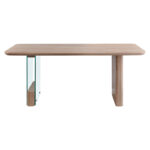 Tραπέζι Faghan pakoworld καφέ mdf 180x90x76εκ - Image 2