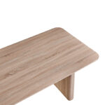 Tραπέζι Faghan pakoworld καφέ mdf 180x90x76εκ - Image 5