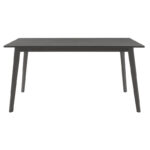 Τραπέζι Benson pakoworld MDF σε rustic grey απόχρωση 150x90x75εκ