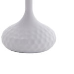 Βοηθητικό τραπέζι Fabron Inart λευκό sintered stone Φ50x52εκ - Image 3