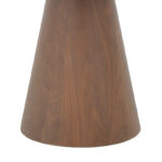 Βοηθητικό τραπέζι Kayano pakoworld καρυδί mdf Φ45x50εκ - Image 4