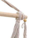 Αιώρα-κούνια κάθισμα Ambition pakoworld ύφασμα μπεζ 100x80x130εκ - Image 2