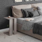 Βοηθητικό τραπέζι Muju pakoworld σε μόκα απόχρωση 40x30x57εκ - Image 2